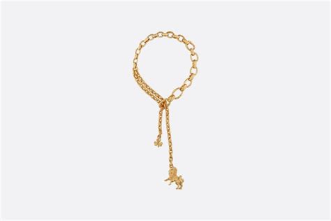 dior aquarius necklace|dior gold jewelry for women.